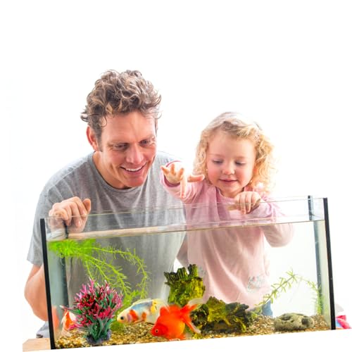 LOORGVEL Künstliche Deko Aquarium Kunststoff Korallenornament Rote Mini für Süßwasser Fischbecken Dekoration Pflegeleicht und Wasserschutz von LOORGVEL