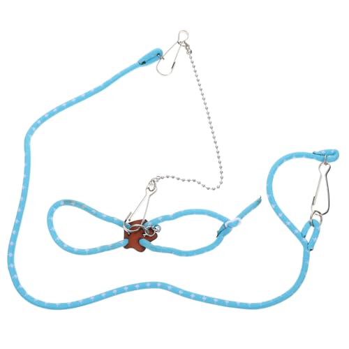 LOORGVEL Leichtes Kleintiergeschirr Leine mit Anti Biss Schutz Atmungsaktiv und Komfortabel Geeignet für Hamster Kaninchen Eichhörnchen für Spaziergänge und Tägliche Nutzung von LOORGVEL