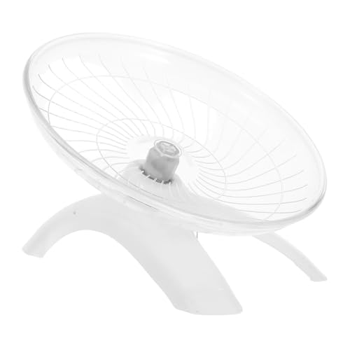 LOORGVEL Leises Laufrad Hamster Abs Trainingsrad für Kleintiere Saucer Form Silent Exercise Wheel für Hamster Rennmäuse Igel und Kleine Nager Fitness LOORGVEL Leises Laufrad Hamster Abs Trainingsrad für Kleintiere Saucer Form Silent Exercise Wheel für Hamster Rennmäuse Igel und Kleine Nager Fitness von LOORGVEL