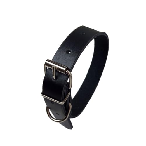 LOORGVEL Luxuriöses Verstellbares Hundehalsband aus Kuhleder für Kleine und Mittelgroße Hunde Design Strapazierfähig Bequemes Welpen in von LOORGVEL