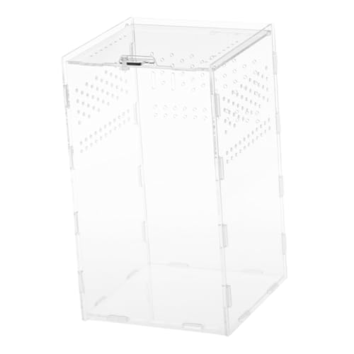 LOORGVEL Magnetische Reptilien Habitatbox Klarer transparenter Terrarienbehälter mit Lüftung Durchsichtiges Reptilien Zuchtgehäuse Langlebige Aufbewahrung für Schildkröten Geckos und LOORGVEL Magnetische Reptilien Habitatbox Klarer transparenter Terrarienbehälter mit Lüftung Durchsichtiges Reptilien Zuchtgehäuse Langlebige Aufbewahrung für Schildkröten Geckos und von LOORGVEL