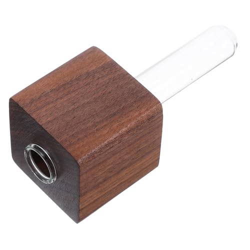 LOORGVEL Magnetische Vase Vasen Niedliche Magnetische Blumenvase Magnetische Blumenvase Aus Holz Reagenzglas Magnetvase Küchenmagnetröhren Pflanzgefäß Magnetisches Pflanzgefäß Aus Holz von LOORGVEL
