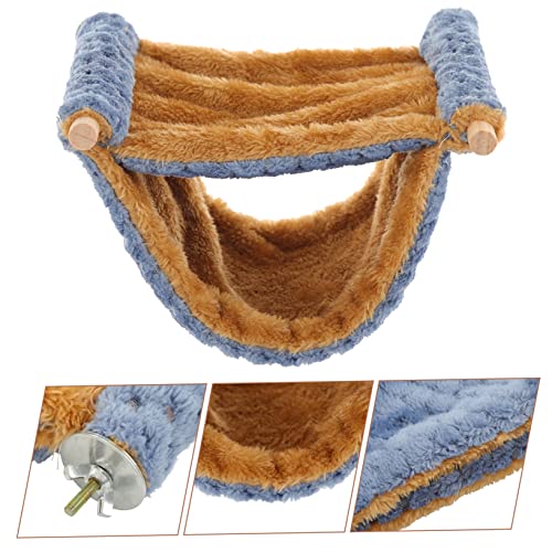 LOORGVEL Meerschweinchenbett Hängematte für Hamster und Kleine Nager Warmes Kleintierhängesofa Einfach zu Befestigen Komfortables Kuschelzubehör für Käfig und Haustier Blau LOORGVEL Meerschweinchenbett Hängematte für Hamster und Kleine Nager Warmes Kleintierhängesofa Einfach zu Befestigen Komfortables Kuschelzubehör für Käfig und Haustier Blau von LOORGVEL