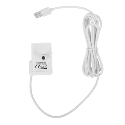 LOORGVEL Miniatur Wasserpumpe für Haustier Trinkbrunnen Leise USB Tauchpumpe mit Einstellbarem Wasserfluss Kompakt und Installieren für Katzen und Kleine Zimmerbrunnen LOORGVEL Miniatur Wasserpumpe für Haustier Trinkbrunnen Leise USB Tauchpumpe mit Einstellbarem Wasserfluss Kompakt und Installieren für Katzen und Kleine Zimmerbrunnen von LOORGVEL