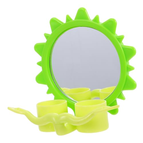 LOORGVEL Papageien futterspender mit Spiegel Kunststoff Hängend Futterbehälter Futterstation für Haustier Vögel Inklusive Sitzstange und Schaukel Einfach zu Befüllen und Reinigen Haustier LOORGVEL Papageien futterspender mit Spiegel Kunststoff Hängend Futterbehälter Futterstation für Haustier Vögel Inklusive Sitzstange und Schaukel Einfach zu Befüllen und Reinigen Haustier von LOORGVEL