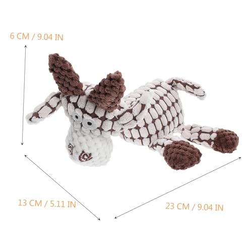 LOORGVEL Quietschendes Hundekauspielzeug Donkey Form Robustes Kauspielzeug aus Langlebigem Material Kaustarkes Welpen Kauspielzeug für Drinnen und Draußen Attraktives zur Zahnpflege LOORGVEL Quietschendes Hundekauspielzeug Donkey Form Robustes Kauspielzeug aus Langlebigem Material Kaustarkes Welpen Kauspielzeug für Drinnen und Draußen Attraktives zur Zahnpflege von LOORGVEL
