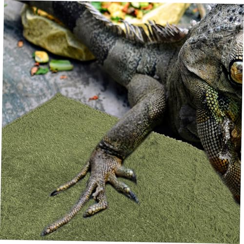 LOORGVEL Realistischer Reptilienteppich Zuschneidbare Terrarium bettwäsche Wasserdichtes Geruchsarmes Substrat für Schildkröten Echsen und Amphibien Pflegeleicht und Natürlich von LOORGVEL