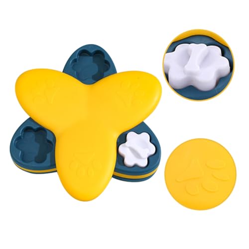 LOORGVEL Rotierender Hundefutternapf aus Lebensmittelechtem Material Bruchfest und Leicht zu Reinigen Interaktives Futterschüssel Design zur Schlingreduzierung für Kleine und Mittelgroße von LOORGVEL