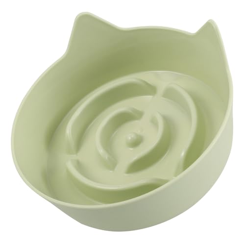 LOORGVEL Rutschfester Katzennapf mit Ohrdesign Langsames Fressen Fördernd Flacher Kleiner Futternapf aus Robustem Kunststoff für Katzen und Kleine Hunde Indoor Futterstation LOORGVEL Rutschfester Katzennapf mit Ohrdesign Langsames Fressen Fördernd Flacher Kleiner Futternapf aus Robustem Kunststoff für Katzen und Kleine Hunde Indoor Futterstation von LOORGVEL