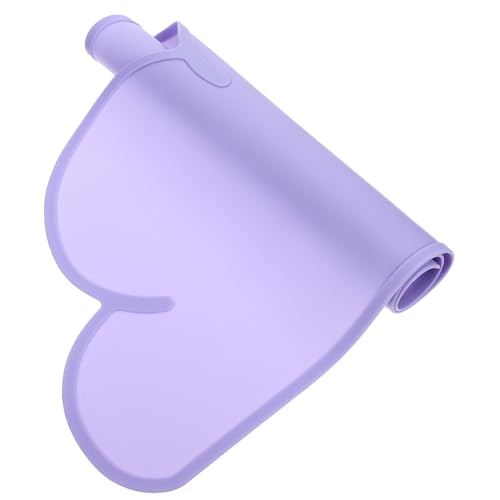 LOORGVEL Silikon Haustier Futtermatte rutschfest Langlebig für Hunde Katzen Pflegeleicht Wolkenform Haushalt Napfunterlage von LOORGVEL