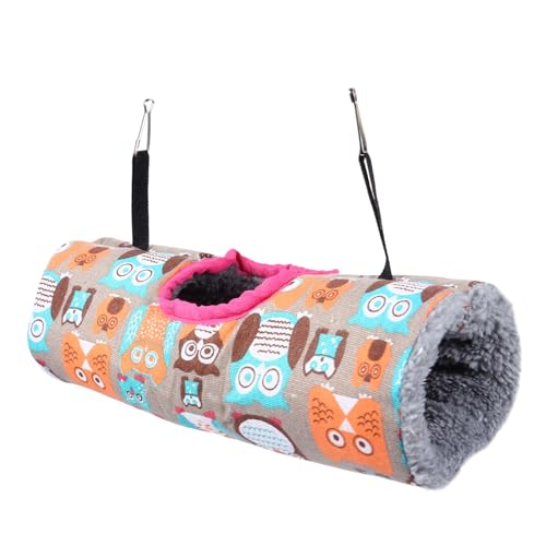 LOORGVEL Squirrel Hängendes Nest Kleintierbett Warmes Dickes Baumwoll Tunnelhaus für Hamster Meerschweinchen Chinchilla Frettchen Gehege Zubehör LOORGVEL Squirrel Hängendes Nest Kleintierbett Warmes Dickes Baumwoll Tunnelhaus für Hamster Meerschweinchen Chinchilla Frettchen Gehege Zubehör von LOORGVEL