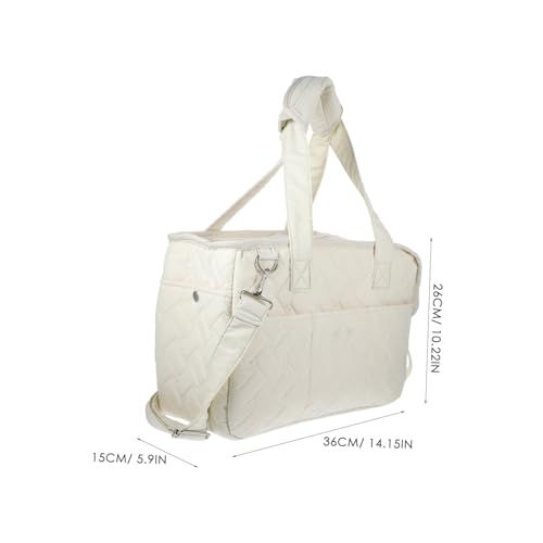 LOORGVEL Tragbare Atmungsaktive Haustiertragetasche mit Großem Raum Leichter Canvas Hundetasche für Welpenreisen Outdoor Katzenbehälter mit Schultergurt für Wandern und Spaziergänge LOORGVEL Tragbare Atmungsaktive Haustiertragetasche mit Großem Raum Leichter Canvas Hundetasche für Welpenreisen Outdoor Katzenbehälter mit Schultergurt für Wandern und Spaziergänge von LOORGVEL