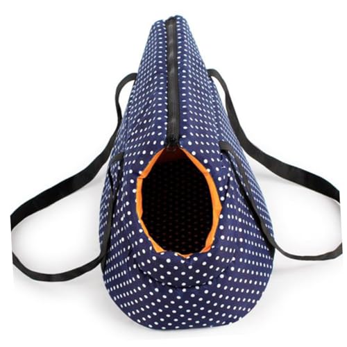 LOORGVEL Tragbarer Haustier Rucksack mit Atmungsaktivem Kratzfestem Material Verstellbarem Schultergurt für Hunde Outdoor transporttasche Kleine Doppelte Schultertasche für Links und von LOORGVEL