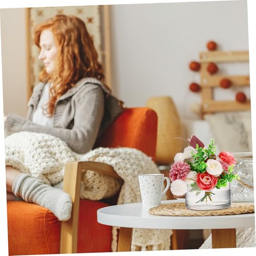 LOORGVEL Transparente Glas hydroponik Vase Runde Einfache Pflanzvase für Wasserpflanzen Dekoratives Aquarium für Zuhause Büro Balkon Stilvolles Terrarium mit Klarem Sichtfenster LOORGVEL Transparente Glas hydroponik Vase Runde Einfache Pflanzvase für Wasserpflanzen Dekoratives Aquarium für Zuhause Büro Balkon Stilvolles Terrarium mit Klarem Sichtfenster von LOORGVEL