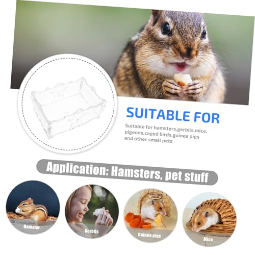 LOORGVEL Transparenter Acryl Badebecken für Kleine Haustiere Langlebig und Kratzfest Leicht zu Reinigen Geruchlos für Hamster und Meerschweinchen Schafft Warmes und Hygienisches Badeumfeld LOORGVEL Transparenter Acryl Badebecken für Kleine Haustiere Langlebig und Kratzfest Leicht zu Reinigen Geruchlos für Hamster und Meerschweinchen Schafft Warmes und Hygienisches Badeumfeld von LOORGVEL