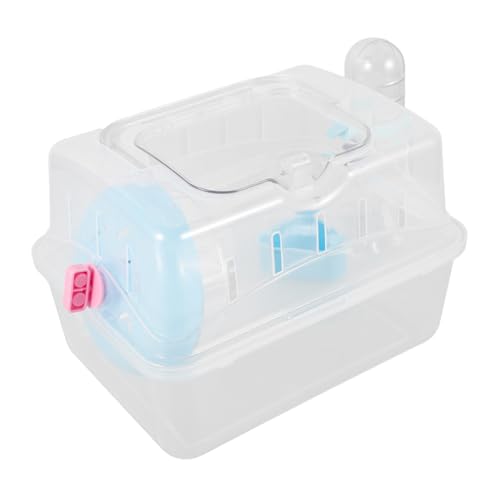 LOORGVEL Transparenter Hamster Käfig aus Robustem Tragbare Kleintier Transportbox mit Viel Pflegeleichtes Reisegehege für Hamster Meerschweinchen und Kleine Nager Wiederverwendbar und LOORGVEL Transparenter Hamster Käfig aus Robustem Tragbare Kleintier Transportbox mit Viel Pflegeleichtes Reisegehege für Hamster Meerschweinchen und Kleine Nager Wiederverwendbar und von LOORGVEL