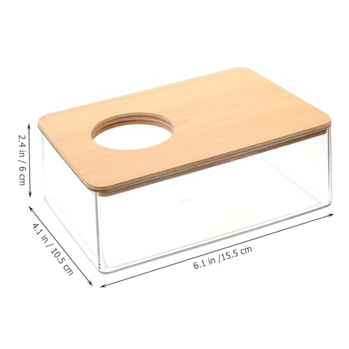 LOORGVEL Transparenter Hamster Sandbad Behälter mit Kreativem Design Multifunktionale Kleine Haustier Badewanne für Hamster Chinchilla Mäuse Einfach zu Reinigen als Sandbad und Ruheplatz von LOORGVEL