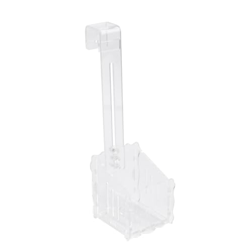 LOORGVEL Transparenter Kunststoff Wasserpflanzen Anzuchttopf mit Haken Kleiner Aquarien Pflanzbecher für Fischbecken Langlebiger Aquarium Pflanzenhalter für Heim und Hotel Aquarien von LOORGVEL