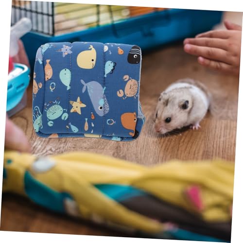 LOORGVEL Warme Kleintierhöhle Kuschelbett mit Versteckfunktion für Meerschweinchen Frettchen Chinchilla Nest Schützt vor Kälte Vielseitig Nutzbar als Schlaf und Versteckplatz Langlebiges von LOORGVEL