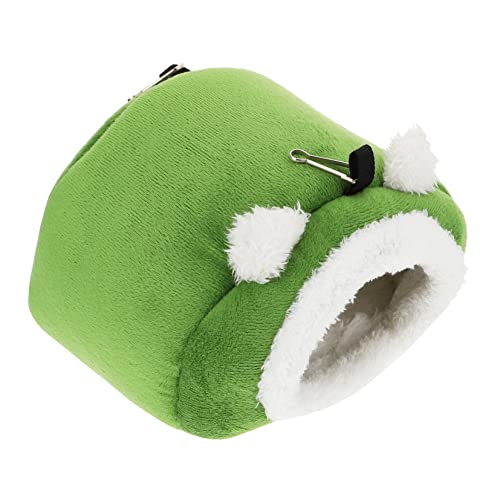 LOORGVEL Warmer Hamster Cotton Nest Haustier Höhle Kuscheliges Meerschweinchen Schlafhaus Nest für Kleine Haustiere Winter Grün LOORGVEL Warmer Hamster Cotton Nest Haustier Höhle Kuscheliges Meerschweinchen Schlafhaus Nest für Kleine Haustiere Winter Grün von LOORGVEL