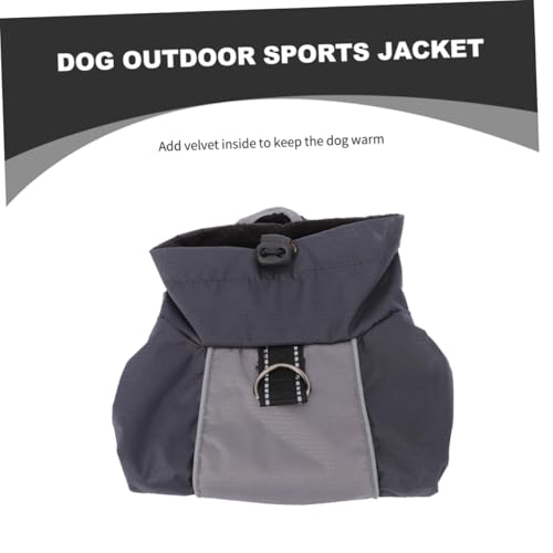 LOORGVEL Wasserdichter Hundemantel Warm Gefüttert Atmungsaktiv Verstellbar Für Kleine Hunde Outdoor Winterjacke Schwarz S LOORGVEL Wasserdichter Hundemantel Warm Gefüttert Atmungsaktiv Verstellbar Für Kleine Hunde Outdoor Winterjacke Schwarz S von LOORGVEL
