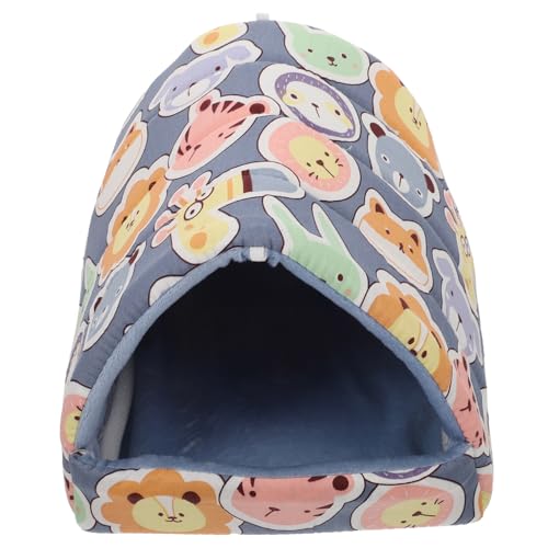 LOORGVEL Weiches Warmes Hamsternest aus Atmungsaktivem Material Kleines Kuschelbett für Zwerghamster Kaninchen und Kleine Haustiere Komfortables Winterversteck für Gemütlichen Schlaf LOORGVEL Weiches Warmes Hamsternest aus Atmungsaktivem Material Kleines Kuschelbett für Zwerghamster Kaninchen und Kleine Haustiere Komfortables Winterversteck für Gemütlichen Schlaf von LOORGVEL