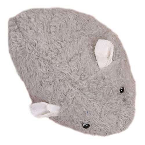 LOORGVEL Wind Up Katzenspielzeug Form Interaktiv Lustig Windspielzeug für Indoor Katzen Graues Plüschmaus zur Beschäftigung Aktivität Haustier Zubehör LOORGVEL Wind Up Katzenspielzeug Form Interaktiv Lustig Windspielzeug für Indoor Katzen Graues Plüschmaus zur Beschäftigung Aktivität Haustier Zubehör von LOORGVEL