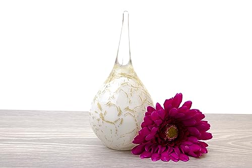 Mini Urne Tropfen- Weiß mit Blattgold 15cm - Pet Urne - Katze Urne - Hund Urne - Urne für Asche - Urne - Miniurne - Kleine Urne Mini Urne Tropfen- Weiß mit Blattgold 15cm - Pet Urne - Katze Urne - Hund Urne - Urne für Asche - Urne - Miniurne - Kleine Urne von LORANTO