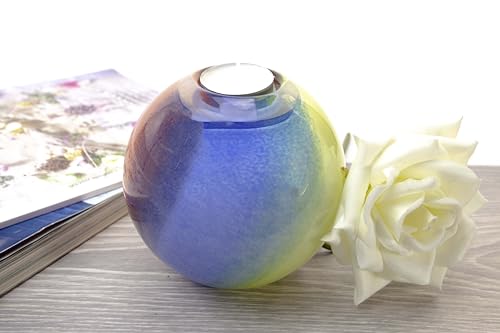 Mini Urne - Urne - Tealight Holder - Tealight Holder - Black with Gold - Cremation - Decorative Urns - Adult - Wooden - Burial - Ash Remains Keepsakes - Human Ashes - Creamated Adult - Urnas von LORANTO