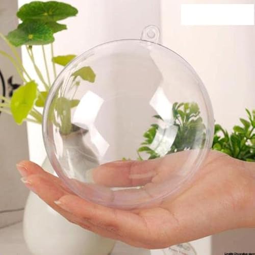 Transparente Weihnachtsdekoration Ball Flitter Ornament Geschenkbox-10CM Transparente Weihnachtsdekoration Ball Flitter Ornament Geschenkbox-10CM von LORSHEL