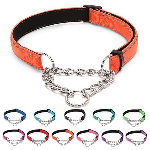 LOS ANDES Halsband Hund Weich Gepolstertes Neopren Halsband für Hunde aus Nylon für kleine, mittelgroße und große Hunde, Verstellbare und Reflektierend von LOS ANDES