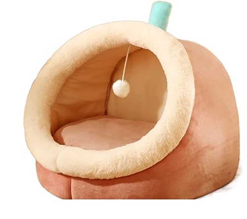 Haustierbett Hundebett Haustier-Höhlenbett, Kätzchenbett, niedliches Haustier-Höhlenbett, Katzenbetten für Hauskatzen, halbgeschlossenes Katzenhaus mit abnehmbarem Bett Katzenbett Tierbett (Color : A Haustierbett Hundebett Haustier-Höhlenbett, Kätzchenbett, niedliches Haustier-Höhlenbett, Katzenbetten für Hauskatzen, halbgeschlossenes Katzenhaus mit abnehmbarem Bett Katzenbett Tierbett (Color : A von LOSTIS