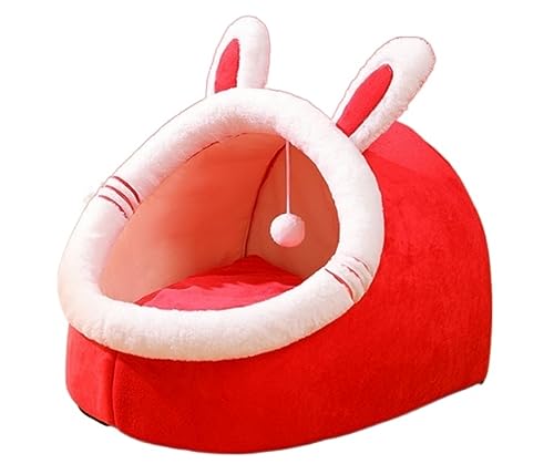 Haustierbett Hundebett Haustier-Höhlenbett, Kätzchenbett, niedliches Haustier-Höhlenbett, Katzenbetten für Hauskatzen, halbgeschlossenes Katzenhaus mit abnehmbarem Bett Katzenbett Tierbett (Color : D Haustierbett Hundebett Haustier-Höhlenbett, Kätzchenbett, niedliches Haustier-Höhlenbett, Katzenbetten für Hauskatzen, halbgeschlossenes Katzenhaus mit abnehmbarem Bett Katzenbett Tierbett (Color : D von LOSTIS