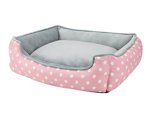 Haustierbett Hundebett Haustiere Hundezelt Plüsch-Hundezelt Haustierzelt Hundebett Katzenzelt Hundehütten Abnehmbare Und Waschbare Katzenzelte Katzenbett Tierbett (Color : B, Size : 60 * 50 * 15cm) von LOSTIS