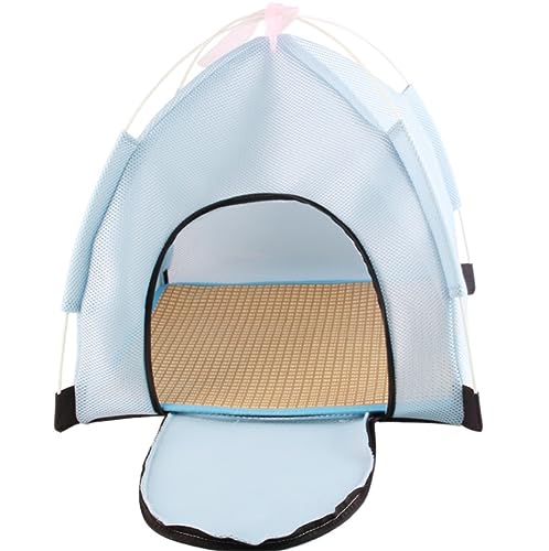 Haustierbett Hundebett Haustierzelt, Höhlenbett Für Katzen, Kleine Hunde, Weicher Stoff, Tragbar, Faltbar, Pop-Up-Katzenzelt, Kätzchenbett, Hauskatze Katzenbett Tierbett (Color : Blue, Size : 47x47x Haustierbett Hundebett Haustierzelt, Höhlenbett Für Katzen, Kleine Hunde, Weicher Stoff, Tragbar, Faltbar, Pop-Up-Katzenzelt, Kätzchenbett, Hauskatze Katzenbett Tierbett (Color : Blue, Size : 47x47x von LOSTIS