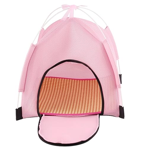 Haustierbett Hundebett Haustierzelt, Höhlenbett Für Katzen, Kleine Hunde, Weicher Stoff, Tragbar, Faltbar, Pop-Up-Katzenzelt, Kätzchenbett, Hauskatze Katzenbett Tierbett (Color : Rosa, Size : 47x47x Haustierbett Hundebett Haustierzelt, Höhlenbett Für Katzen, Kleine Hunde, Weicher Stoff, Tragbar, Faltbar, Pop-Up-Katzenzelt, Kätzchenbett, Hauskatze Katzenbett Tierbett (Color : Rosa, Size : 47x47x von LOSTIS