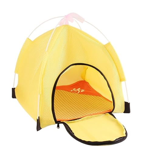 Haustierbett Hundebett Haustierzelt, Höhlenbett Für Katzen, Kleine Hunde, Weicher Stoff, Tragbar, Faltbar, Pop-Up-Katzenzelt, Kätzchenbett, Hauskatze Katzenbett Tierbett (Color : Yellow, Size : 38x3 Haustierbett Hundebett Haustierzelt, Höhlenbett Für Katzen, Kleine Hunde, Weicher Stoff, Tragbar, Faltbar, Pop-Up-Katzenzelt, Kätzchenbett, Hauskatze Katzenbett Tierbett (Color : Yellow, Size : 38x3 von LOSTIS