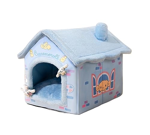 Haustierbett Hundebett Katzenbett, Zwinger, Haustierbett, Katzenteppich, Hundebett, Sofa, Warme Hundematte, Heimtierbedarf, Katzenhöhle, Hundehüttenbett Katzenbett Tierbett ( Color : C , Size : 39*32* von LOSTIS