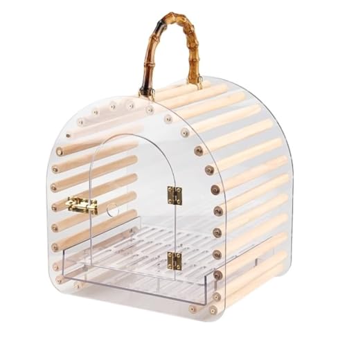Vogelkäfig Vogelvoliere Transparente Vogelkäfige, Klare Sicht, Vogeltragekäfig, Tragbarer Hand-Reise-Vogelkäfig Mit Sitzstange Für Kleine Vögel Vogelbauer Vogelhaus Vogelkäfig Vogelvoliere Transparente Vogelkäfige, Klare Sicht, Vogeltragekäfig, Tragbarer Hand-Reise-Vogelkäfig Mit Sitzstange Für Kleine Vögel Vogelbauer Vogelhaus von LOSTIS