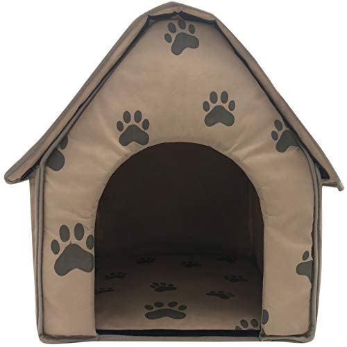 LOSVIP Faltbares Hundehaus-Haustier-Bett-Zelt-Katzen-Hundehütte-tragbarer Reise-Welpen-Innenmatte LOSVIP Faltbares Hundehaus-Haustier-Bett-Zelt-Katzen-Hundehütte-tragbarer Reise-Welpen-Innenmatte von LOSVIP