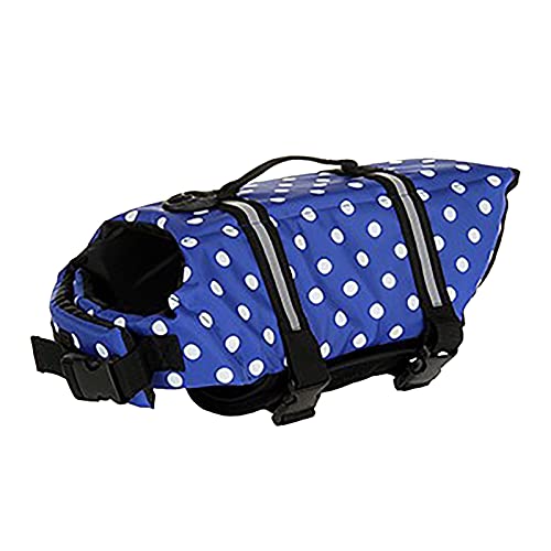 LOSVIP Haustier Hund Products Außenverstellbare Schwimmweste (XL, Himmelblau) von LOSVIP