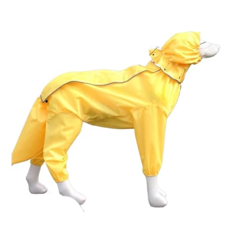 LOUPKC Luxus-Designer-Hunderegenmantel, reflektierender Ganzkörper-Hunderegenmantel, wasserdichter Overall for kleine, mittelgroße und große Hunde, Haustierprodukte for den Außenbereich(Yellow male do LOUPKC Luxus-Designer-Hunderegenmantel, reflektierender Ganzkörper-Hunderegenmantel, wasserdichter Overall for kleine, mittelgroße und große Hunde, Haustierprodukte for den Außenbereich(Yellow male do von LOUPKC