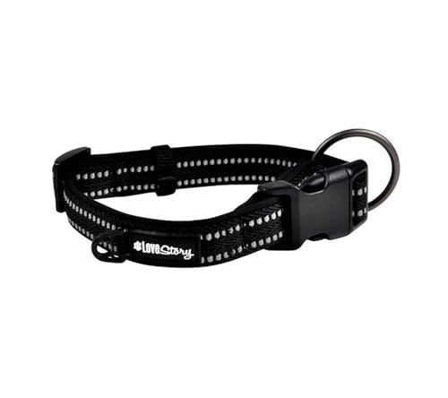 Expert Komfort-Halsband aus Nylon und Neopren, verstellbar, 45 >65 cm, Schwarz Expert Komfort-Halsband aus Nylon und Neopren, verstellbar, 45 >65 cm, Schwarz von LOVE STORY