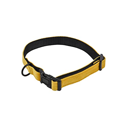 Halskette aus Samt, verstellbar, 35 >55 cm, Cosy Golden Gelb Halskette aus Samt, verstellbar, 35 >55 cm, Cosy Golden Gelb von LOVE STORY