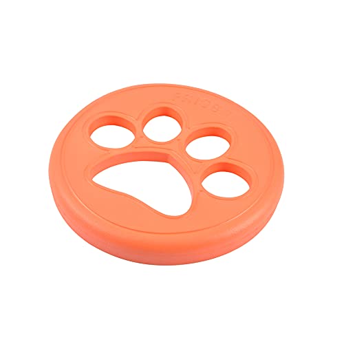 LOVE STORY Frisbee Spielzeug Pfote Fitness 23 cm orange von LOVE STORY