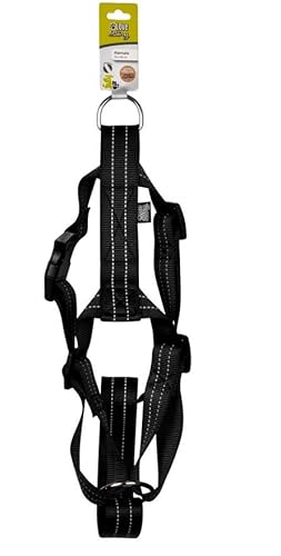 LOVE STORY Geschirr, Polyester, verstellbar, mit reflektierenden Nähten, 70 >90 cm, Schwarz LOVE STORY Geschirr, Polyester, verstellbar, mit reflektierenden Nähten, 70 >90 cm, Schwarz von LOVE STORY