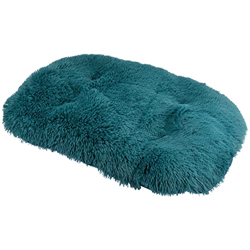 LOVE STORY Kissen Flocke, wendbar, Polyester, 107 x 65 x H 5 cm, Fluffy Smaragd von LOVE STORY