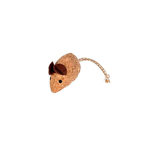 LOVE STORY Maus aus Kork, 14,5 x 4 cm, Natural Cork von LOVE STORY