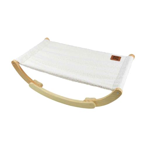 LOVE STORY Wooly Hängematte für Katzen, Holz/Polyester, 59 x 37 x 20 cm, naturfarben LOVE STORY Wooly Hängematte für Katzen, Holz/Polyester, 59 x 37 x 20 cm, naturfarben von LOVE STORY