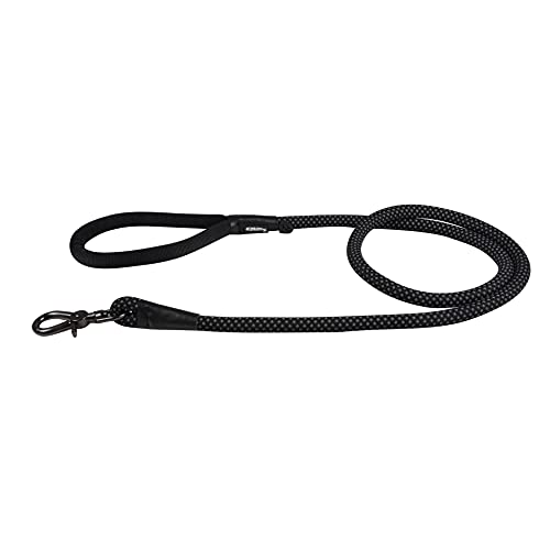 Leine aus Nylon, Griff Komfort, reflektierend, 150 cm, Schwarz Leine aus Nylon, Griff Komfort, reflektierend, 150 cm, Schwarz von LOVE STORY